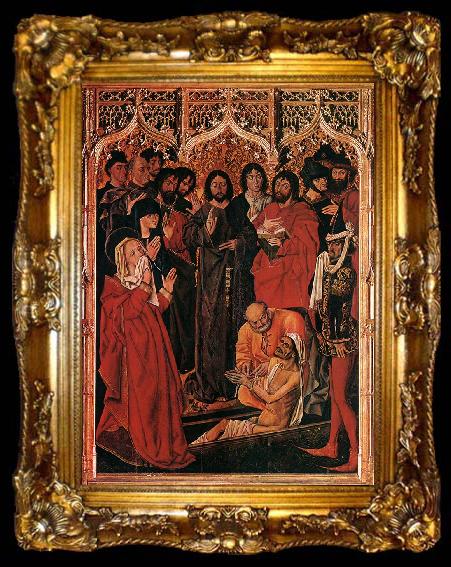 framed  FROMENT, Nicolas The Raising of Lazarus dh, ta009-2